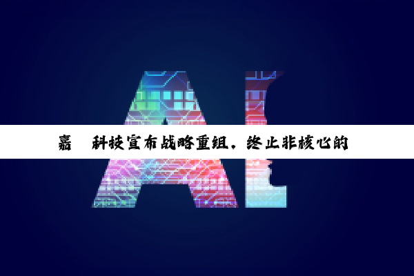 嘉楠科技宣布战略重组,终止非核心的 AI 芯片业务单元